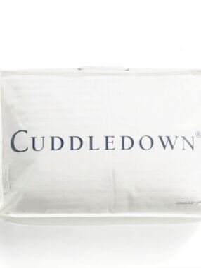 Cuddledown 800Fill 300TC Medium Damask Stripe Standard Pillow